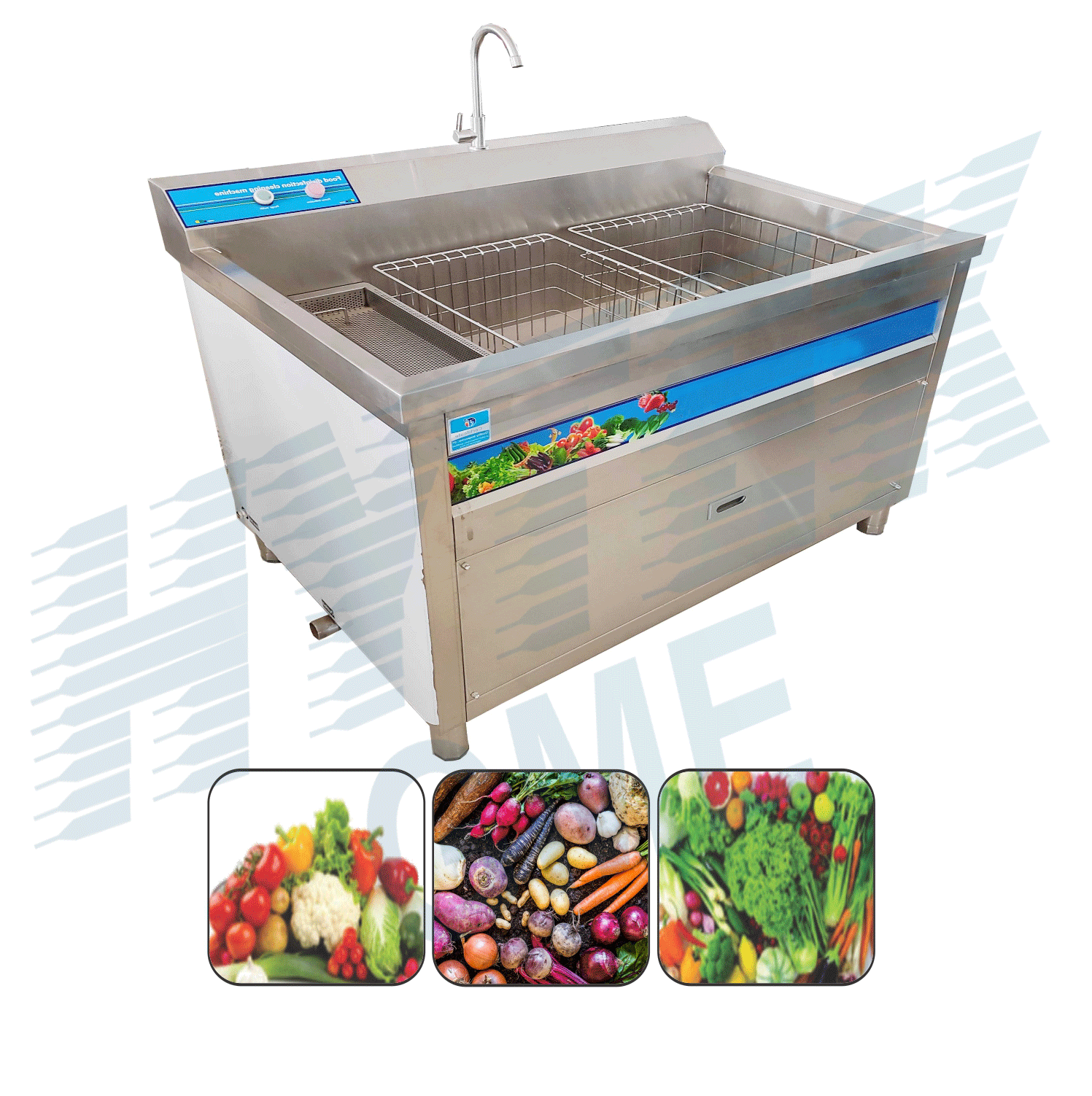 Vegetable Cleaner Device Low Noise Food Preservation Fruit Vegetable  Cleaning