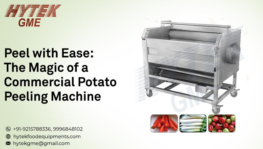 Commercial Potato Peeler Machine for Potato Washing & Peeling