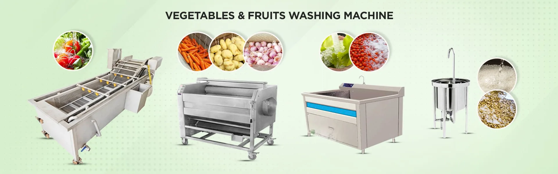 vegetable & fruits washing machine